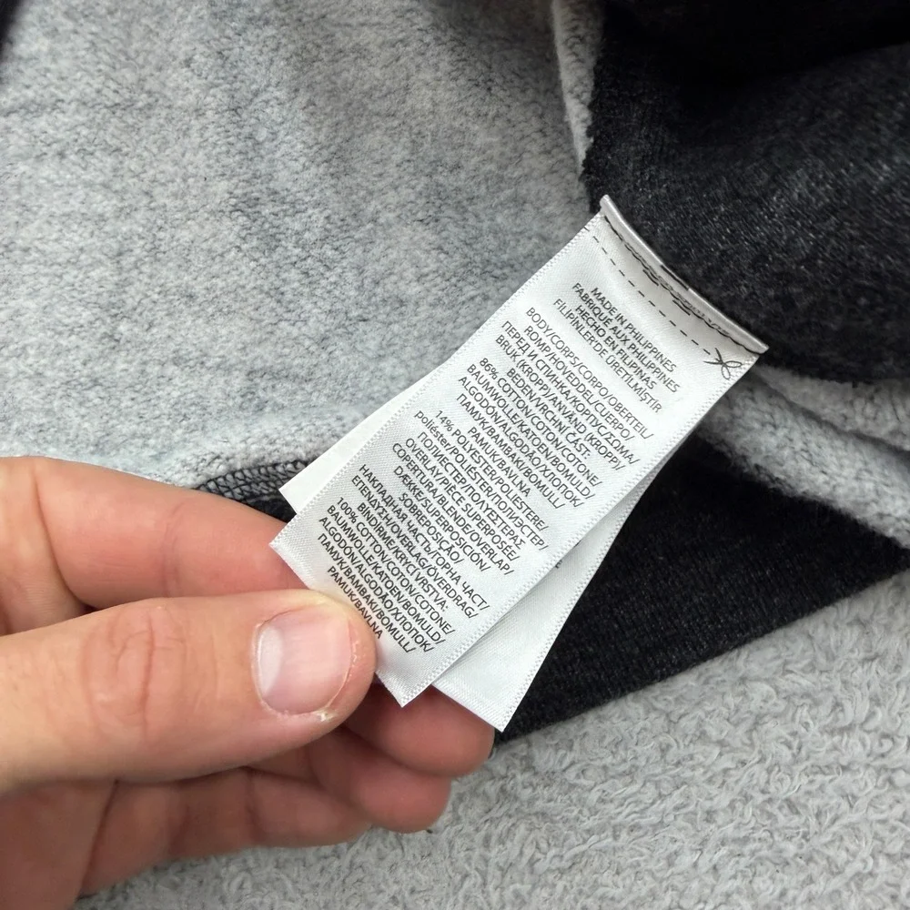 Polo Ralph Lauren Mens Charcoal Grey Heather Full Zip Hoodie Sweatshirt XXL